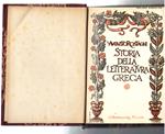 Storia Della Letteratura Greca
