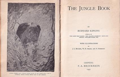 The Jungle Book - Rudyard Kipling - copertina