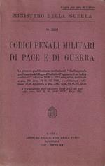 Codici penali militari di pace e di guerra