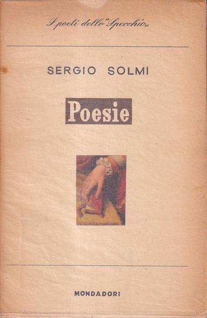 Poesie - Sergio Solmi - copertina