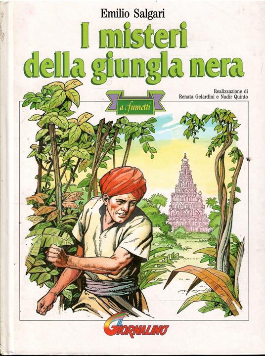 I Misteri Dell Giungla Nera A Fumetti - Emilio Salgari - copertina