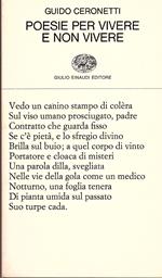 Poesie per vivere e non vivere