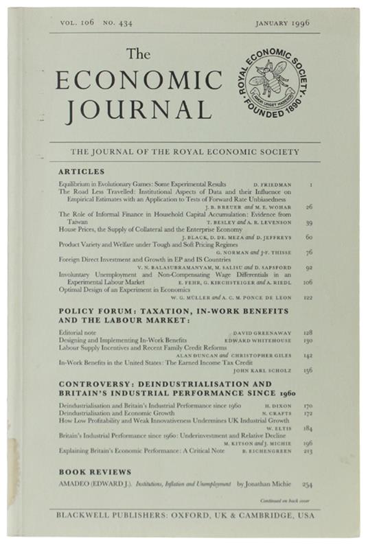 The Economic Journal - copertina