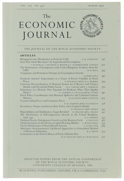 The Economic Journal - copertina