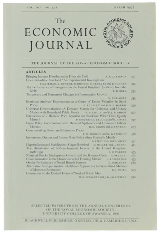 The Economic Journal - copertina