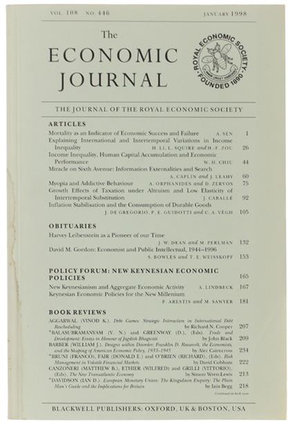 The Economic Journal - copertina