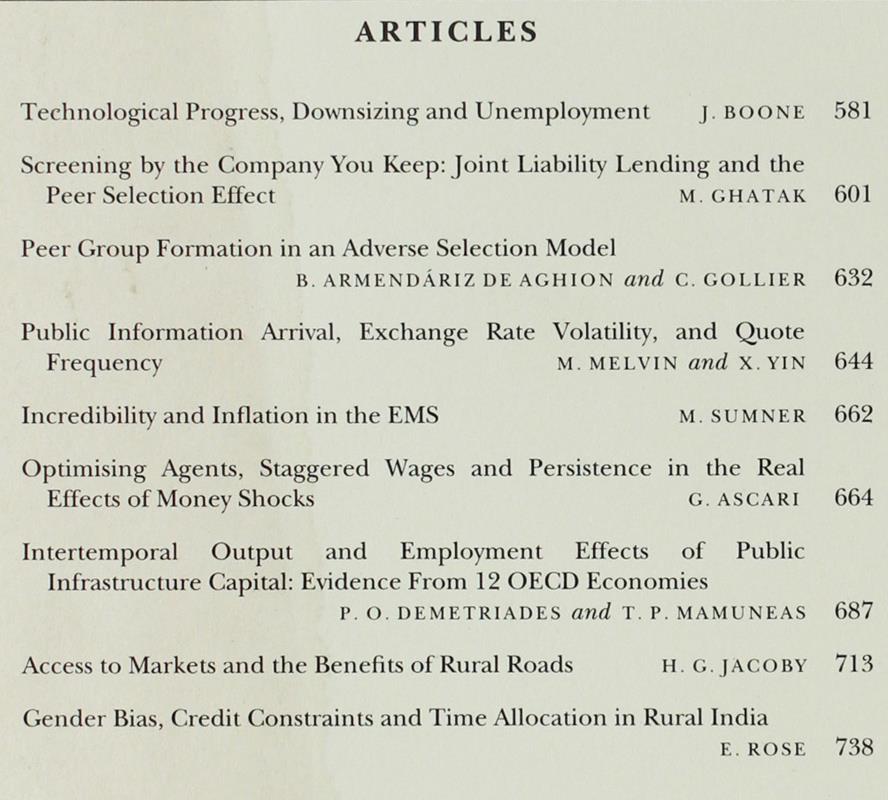 The Economic Journal