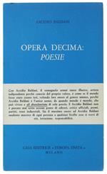 Opera Decima: Poesie