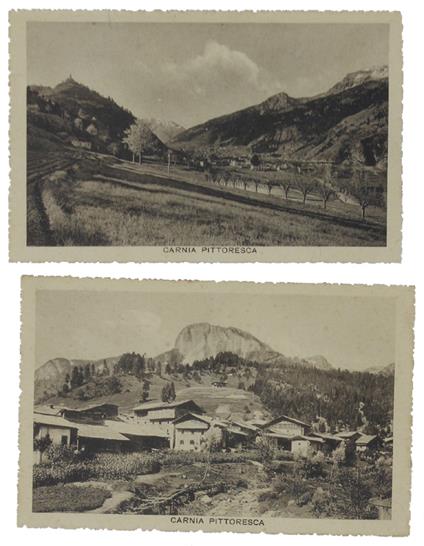 Carnia Pittoresca (2 Cartoline Non Viaggiate, Circa 1920) - copertina