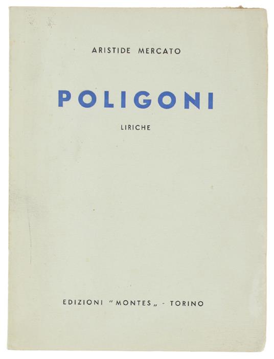 Poligoni. Liriche - copertina