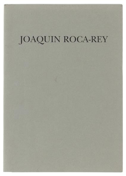 Personale Di Joaquin Roca-Rey. Rileggendo I Maestri. 26 Febbraio - Alberto Cesare Ambesi - copertina