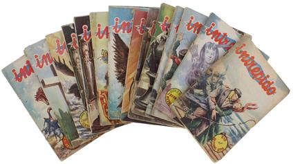 Intrepido. F.To Libretto. Anno 1956 N. 16 20 21 27 35 39 41 43 44 45 (2 Copie) 46 48 50 - copertina