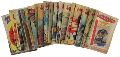 Intrepido. F.To Libretto. Anno 1962 N. 4 7 8 9 (2 Copie) 10-16 18-20 22-29 - copertina