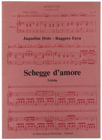 Schegge D'Amore. Liriche - copertina