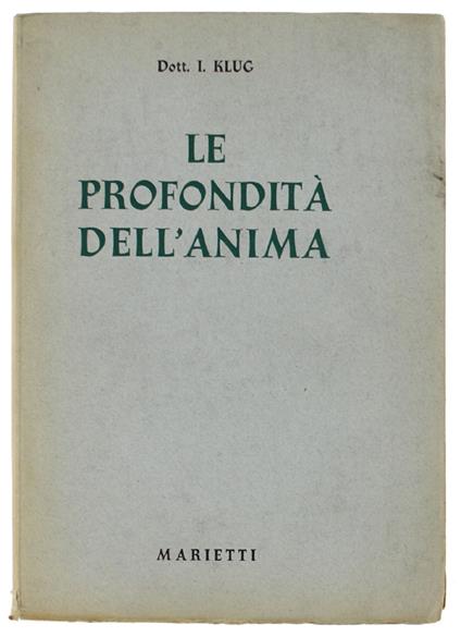 Le Profondità Dell'Anima - copertina
