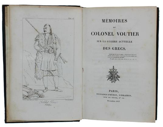 Memoires Du Colonel Voutier Sur La Guerre Actuelle Des Grecs - copertina