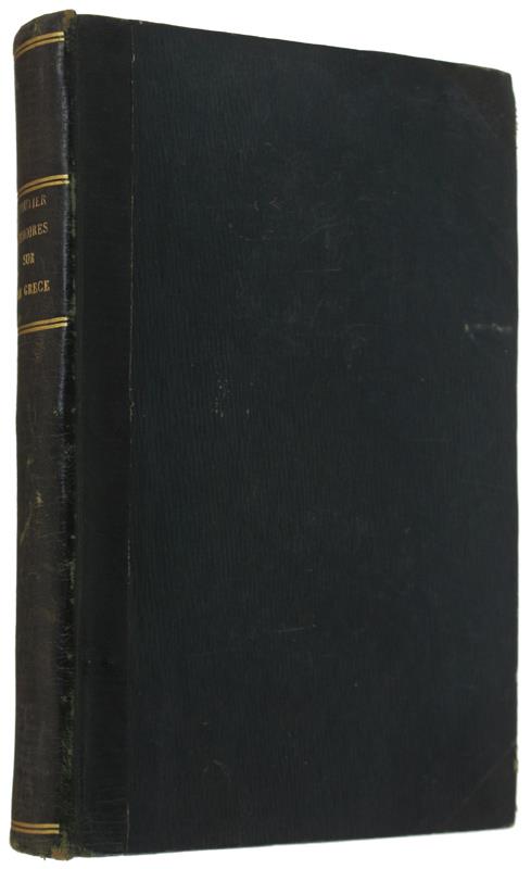 Memoires Du Colonel Voutier Sur La Guerre Actuelle Des Grecs