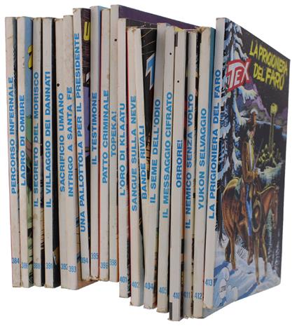 Tex Costa Bianca 1992-1995: Lotto 19 Numeri - copertina