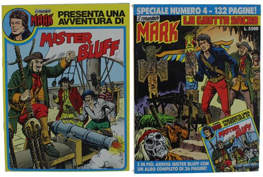 Il Comandante Mark. Speciale N. 4/1993 + Mister Bluff I Ribelli Delle Isole - copertina