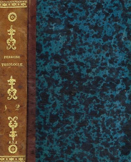 Praelectiones Theologicae quas in collegio romano vol.I, II - copertina
