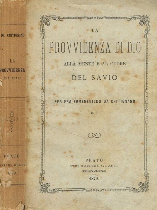 La provvidenza di Dio alla mente e al cuore del savio - copertina