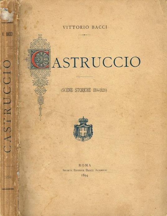 Castruccio - Vittorio Baccari - copertina