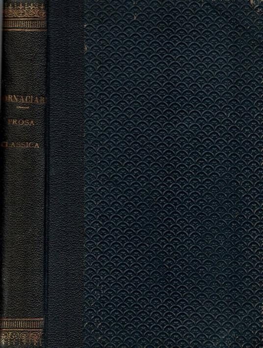 Prosa classica - copertina