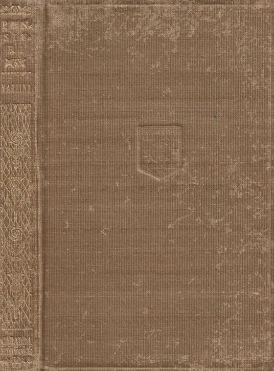 Il pensiero di Mazzini - copertina