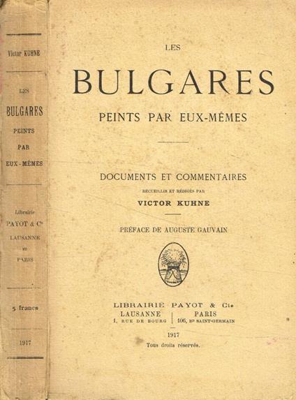Les Bulgares peints par eux-memes - copertina