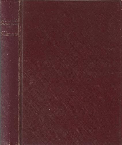Climats - André Maurois - copertina
