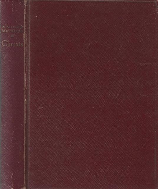Climats - André Maurois - copertina