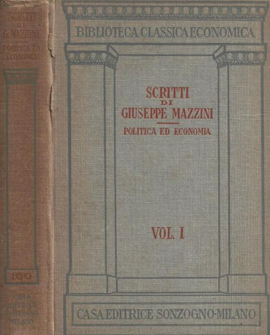 Scritti di Giuseppe Mazzini - Giuseppe Mazzini - copertina