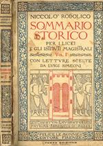 Sommario storico per i licei e gli istituti magistrali vol.I