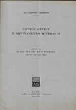 Codice civile e ordinamento minerario