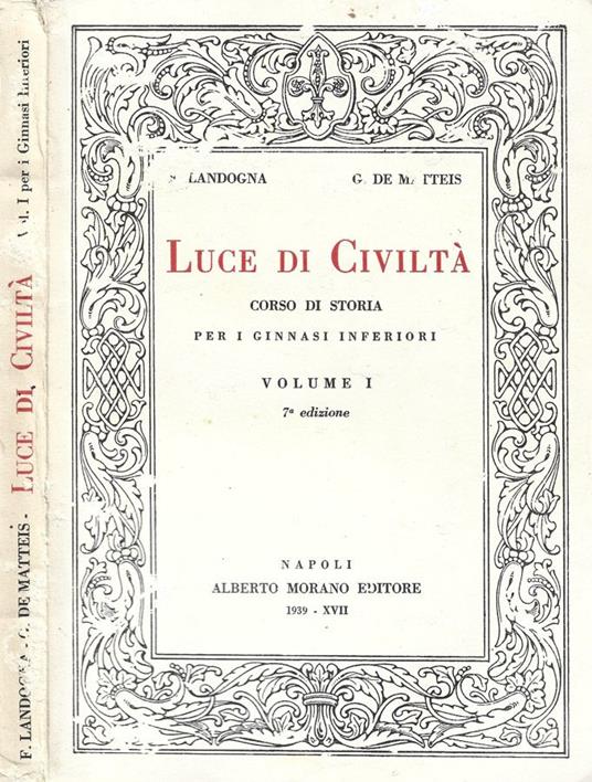 Luce di civiltà - copertina