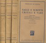 Saggi e scritti critici e vari. Vol.I, III, IV