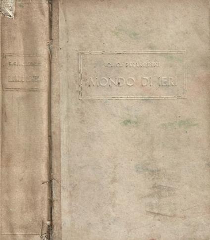 Mondo di ieri - copertina