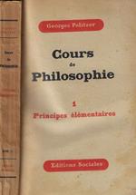 Cours de philosophie 1- Principes élémentaires