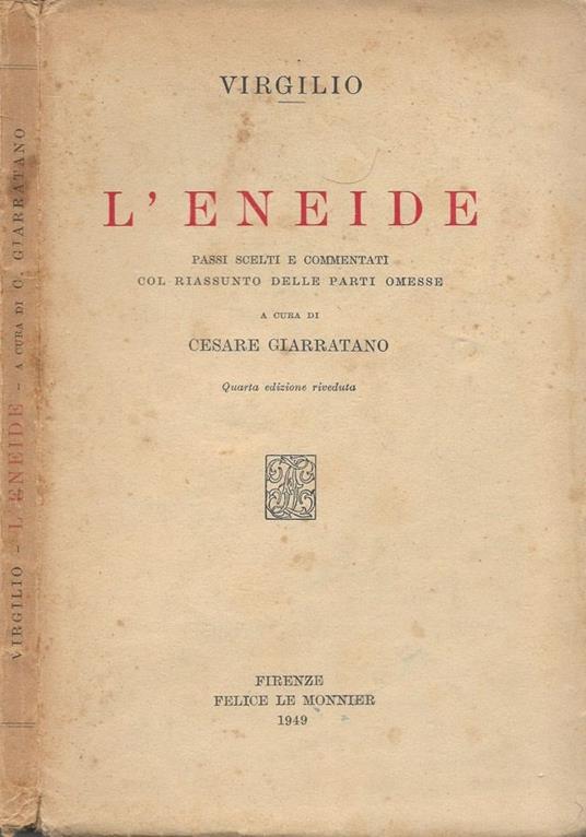 L' Eneide - Virgilio - copertina