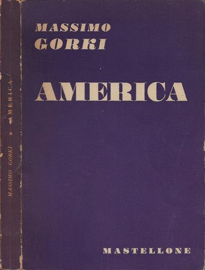America - Maksim Gorkij - copertina