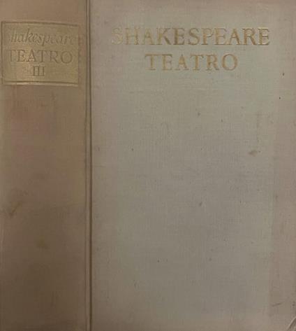 Teatro - William Shakespeare - copertina