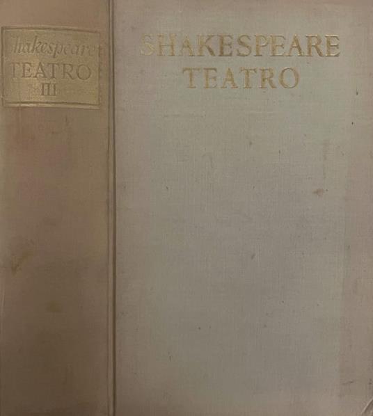 Teatro - William Shakespeare - copertina