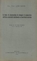 In tema di prenotazione di alloggio di cooperativa edilizia a proprietà individuale e a contributo erariale