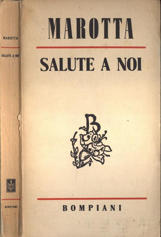 Salute a noi - Giuseppe Marotta - copertina