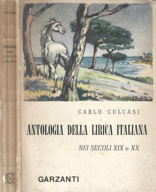 Antologia della lirica italiana - Carlo Culcasi - copertina