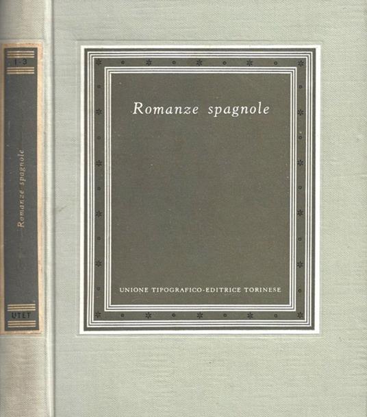 Romanze spagnole - copertina