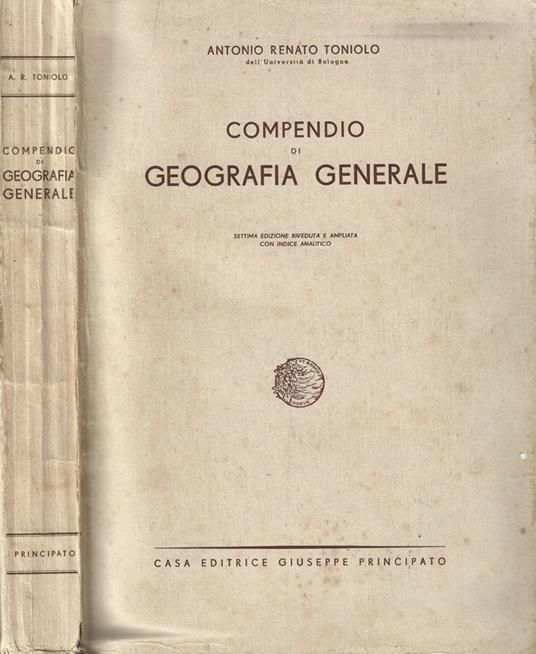 Compendio di geografia generale - copertina