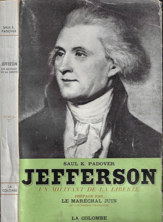 Jefferson - Saul K. Padover - copertina