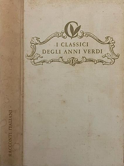 Racconti italiani - copertina