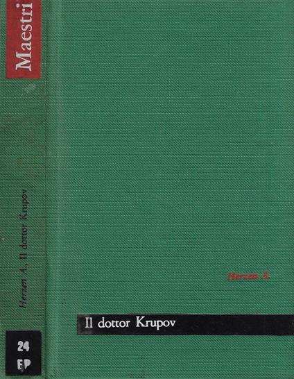 Il dottor Krupov il dovere innanzi tutto - Aleksandr Herzen - copertina
